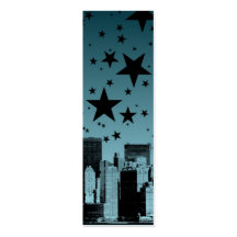 Nuit d'horizon de ville cartes de visite professionnelles