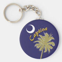 Nuit d'île de Captiva Porte-clé