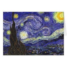 Nuit étoilée de Van Gogh Cartes De Vœux