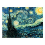 Nuit étoilée de Vincent van Gogh Carte Postale