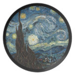 Nuit étoilée par Vincent van Gogh Assiettes Pour Soirée