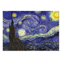 Nuit étoilée par Vincent van Gogh. Cartes De Visite Personnelles