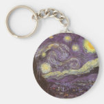Nuit étoilée par Vincent van Gogh Porte-clefs