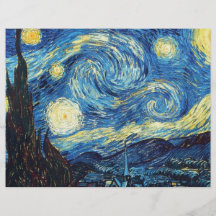 Nuit étoilée - Van Gogh Prospectus Avec Motif