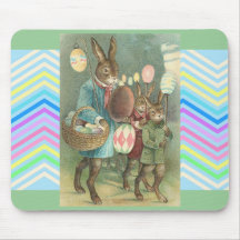 Nuit Mousepad de lapins Tapis De Souris