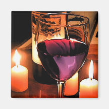 Nuit romantique aimant pour réfrigérateur