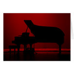 Nuits de piano - carte vierge