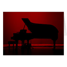 Nuits de piano - carte vierge