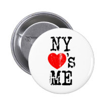 NY m'aime badges publicitaires