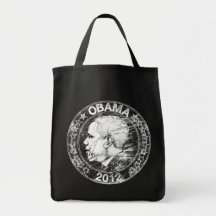 Obama 2012, het Trekken Canvas Tassen