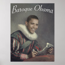 Obama baroque poster