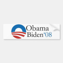 Obama Biden de Sticker van '08 Bumper Bumpersticker