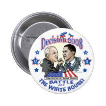 Obama contre McCain 2008 Pin's