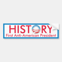 Obama fait l'histoire adhésif pour voiture