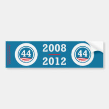 Obama - Geregelde 44 Bumpersticker