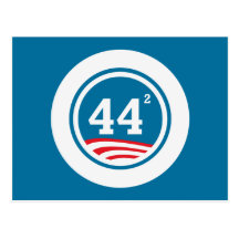 Obama - Geregelde 44 Wens Kaart