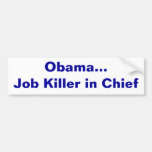 Obama le tueur du travail autocollants pour voiture