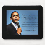 Obama Mousepad - quarante-quatrième président Tapis De Souris