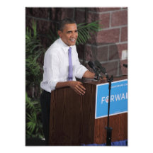Obama spreekt foto afdrukken