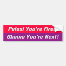 Obama u is Volgende! De Sticker van de bumper Bumpersticker
