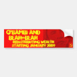 O'Bambi et Blah-Blah écartant la richesse 1-20-09 Autocollant Pour Voiture
