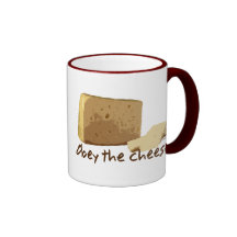 Obéissez le fromage mug