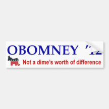 Obomney 2012 Bumpersticker