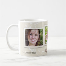 Obtention du diplôme encadrée de souvenirs mugs