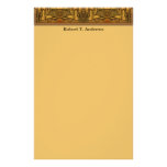 occidental brun papier à lettre personnalisé