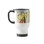 Odie vintage, tasse de voyage