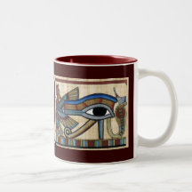 Oeil de tasse d'Egyptien de Horus