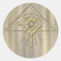 Oeil des autocollants Goldtone de Providence