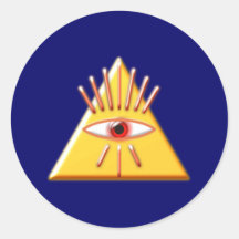 oeil divin Eye divine Autocollants