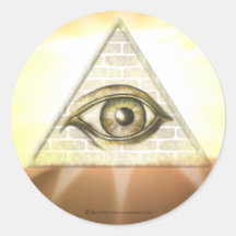Oeil du rayon de soleil de Providence Autocollant
