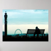 Oeil et oreilles de Londres Affiches