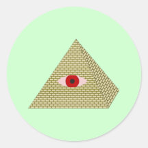 oeil pyramide eye pyramid autocollants