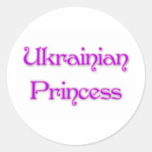 Oekraïense Prinses Stickers