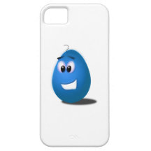 Oeuf de pâques bleu coque iPhone 5