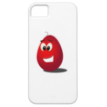 Oeuf de pâques rouge coque iPhone 5