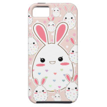 Oeufs de lapin de Kawaii Pâques Étuis iPhone 5