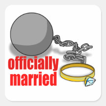 Officieel Gehuwde Sticker