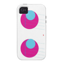 Ogen/Roze iPhone 4/4S Hoesje