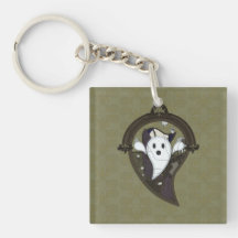 Oh ! l'acrylique Keychain de fantôme