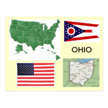 Ohio, de V.S. Wenskaart