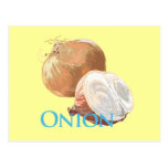 Oignon jaune carte postale