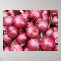Oignons rouges poster