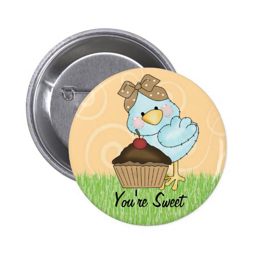 Oiseau de bleu de Valentine Pin's Avec Agrafe
