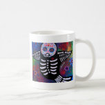 OISEAU DE DIA DE LOS MUERTOS SPARROW TASSES