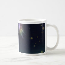 oiseau de vol d'arc-en-ciel tasse à café