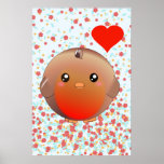 Oiseau mignon de Robin Poster